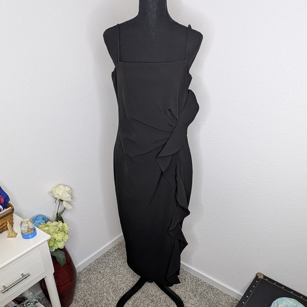 💘 🆕 Bardot Rona Ruffle Cocktail Dress - Picture 3 of 8